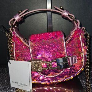 Kurt Geiger London Micro Kingsley Hobo Crossbody Bag (NWT)